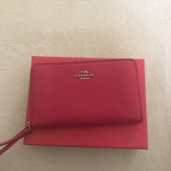 Coach Handbags - coach pink wristlet